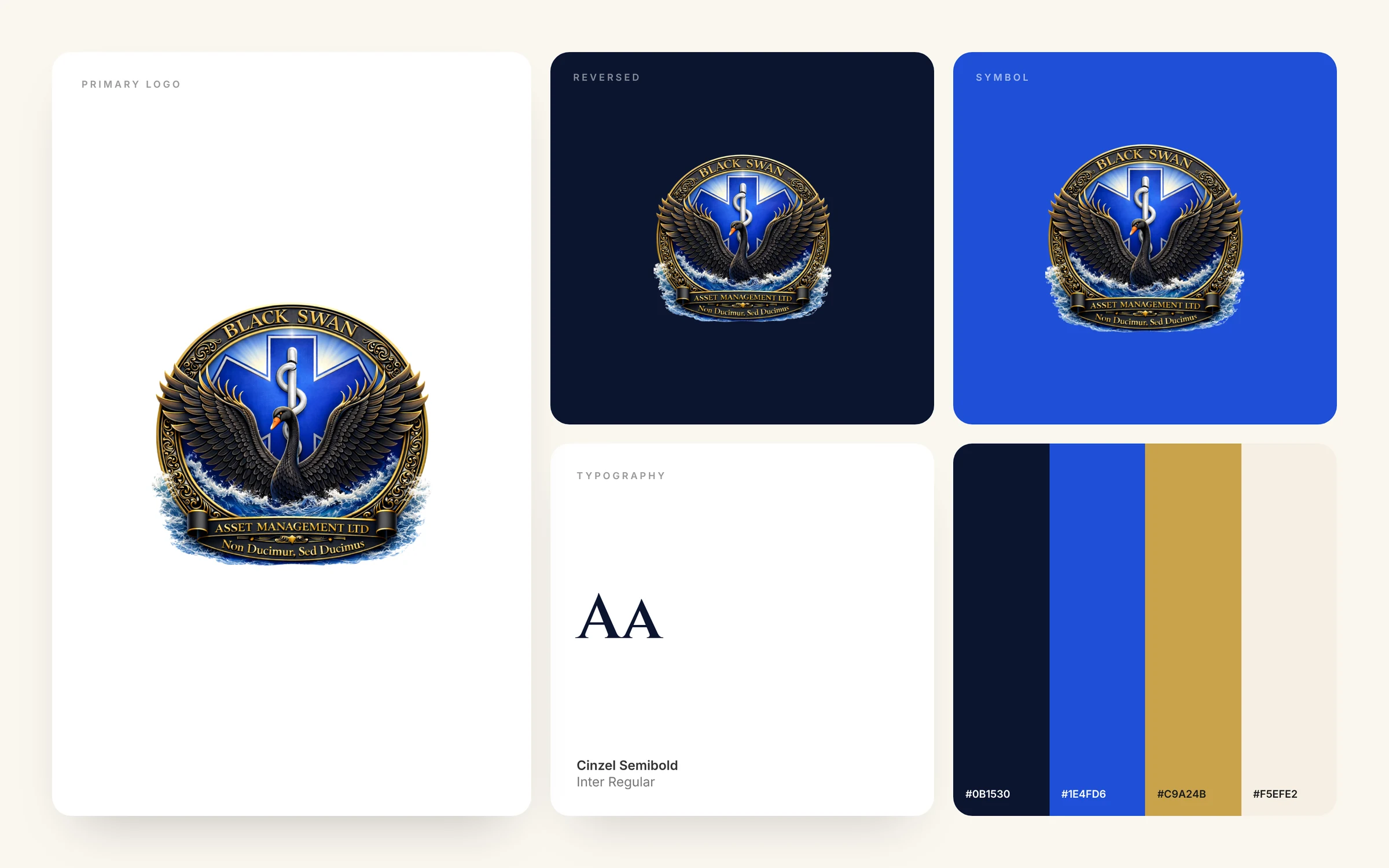 Black Swan Asset Management brand identity case study