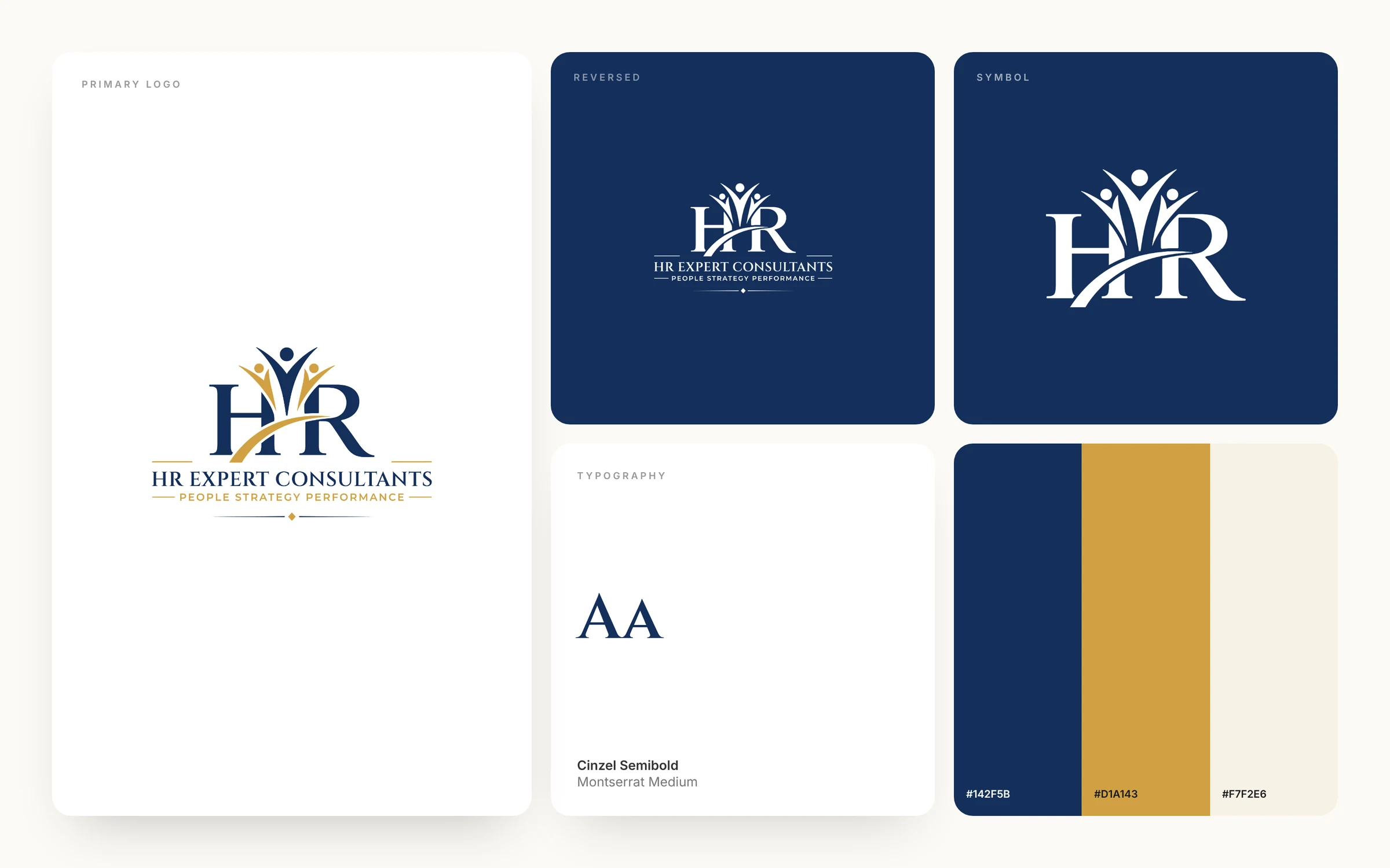 HR Expert Consultants brand identity case study