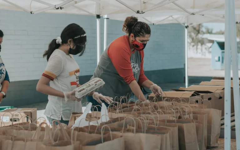 Volunteers working together, the people good nonprofit website design should welcome
