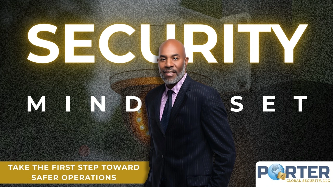 Security Mindset LinkedIn featured design for Porter Global Security