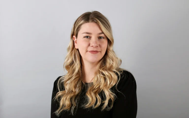 Consultant portrait taken with professional headshot tips in mind