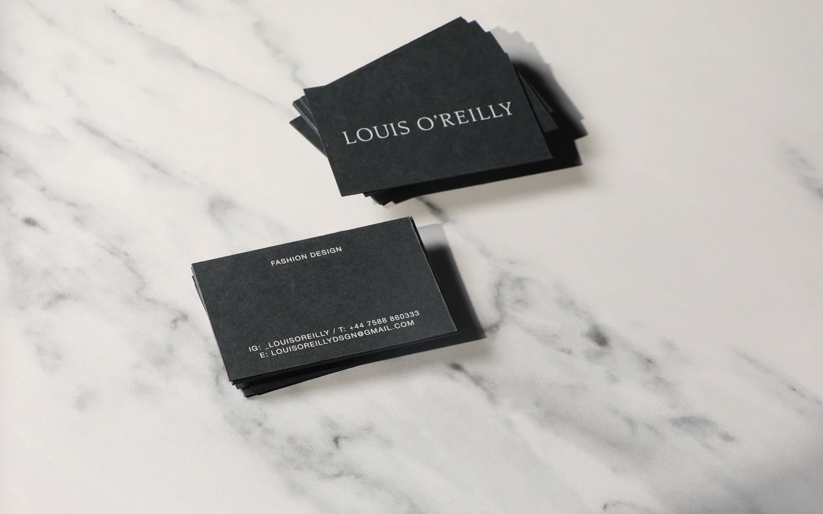 New business cards and letterhead after a brand refresh
