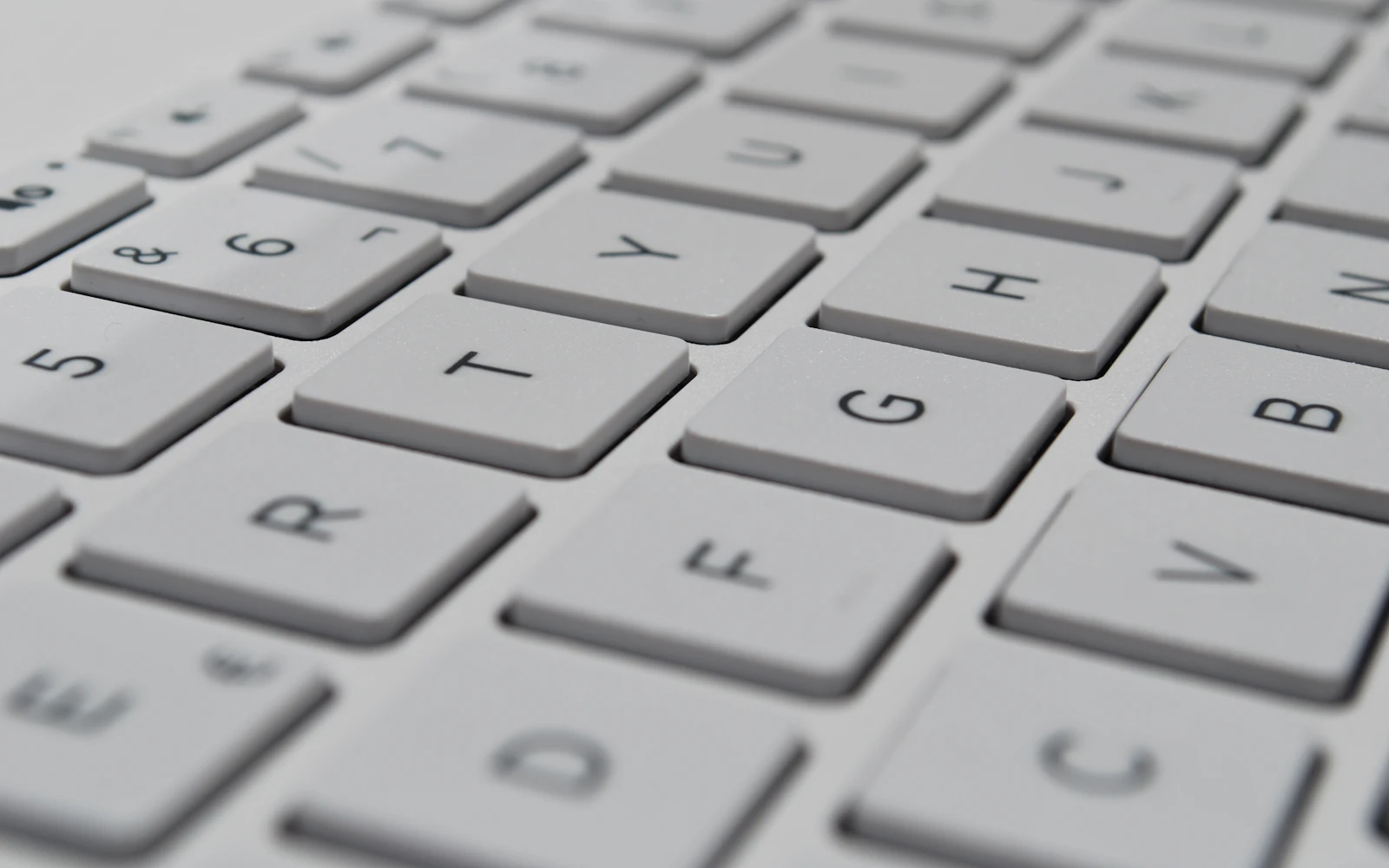 Close up of a keyboard used to test keyboard navigation on a website