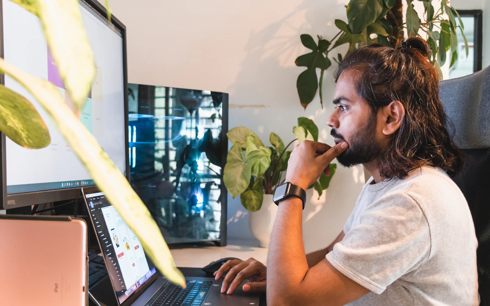 Web developer reviewing plugin settings on a WordPress site